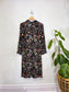 H.O.G Long Sleeve Floral Dress in Black (Size M)