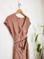 Wilfred "Brax Linen Jumpsuit" in Dusty Rose (Size M)