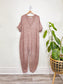 Free People Oversized Knit Jumpsuit in Dusty Rose (Size S-L)