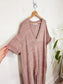 Free People Oversized Knit Jumpsuit in Dusty Rose (Size S-L)