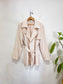 Elie Tahari Belted Silk Wrap Jacket in Marble Arch NWT (Size L)