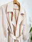 Elie Tahari Belted Silk Wrap Jacket in Marble Arch NWT (Size L)