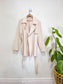 Elie Tahari Belted Silk Wrap Jacket in Marble Arch NWT (Size L)