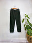 Massimo Dutti High Rise Khaki Trousers in Dark Green (Size 10)