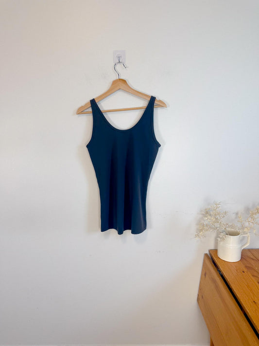 Kit & Ace Scoop Neck Tank Top in Brown (Size S/M)