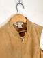 Vintage Leather Vest in Camel (Size M)