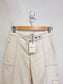 Peachy Den "The Dita Trouser in Ecru" NWT (Size S)