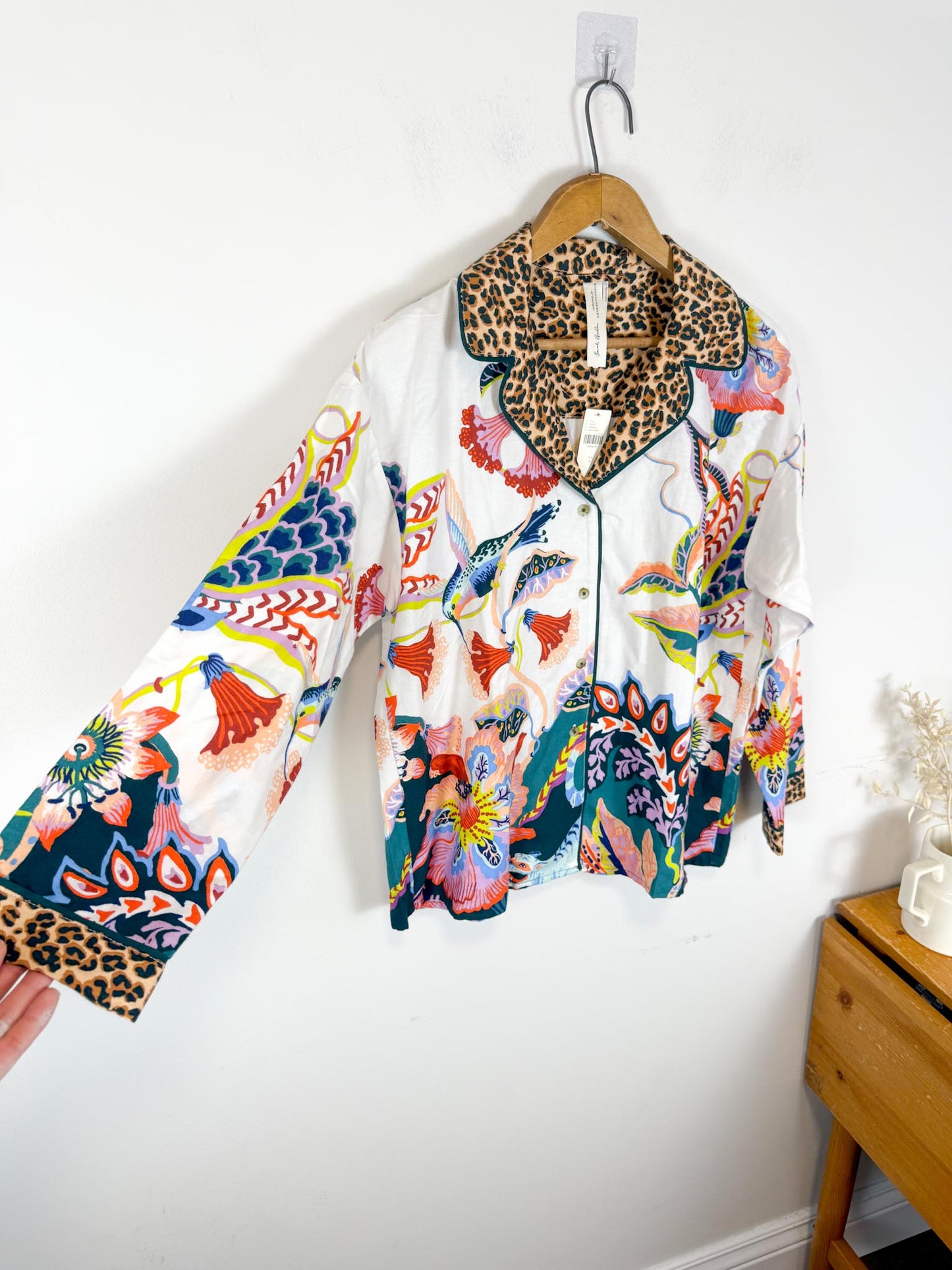 By Anthropologie :"Flannel Button Down Top" NWT (Size S-L)