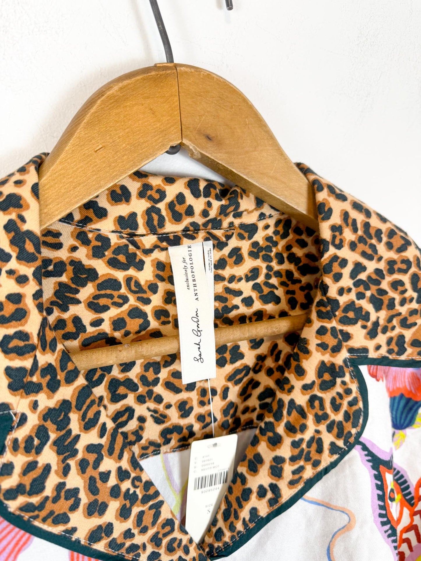 By Anthropologie :"Flannel Button Down Top" NWT (Size S-L)