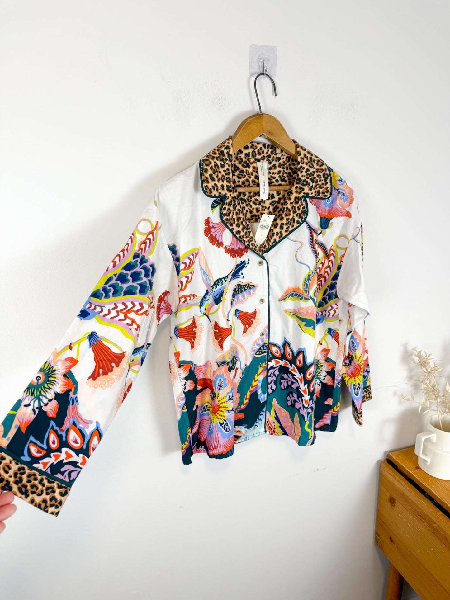 By Anthropologie :"Flannel Button Down Top" NWT (Size S-L)