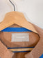 Everlane "The Lace-Up Smock Sweater in Blue/Brown Stripe" (Size M)