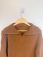Vince Half Zip Pullover Jumper in Brown (Size M)