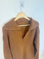 Vince Half Zip Pullover Jumper in Brown (Size M)