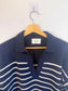 Wilfred "Clara Merino Wool Sweater in Navy/White Stripe" (Size XS/S)