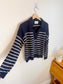 Wilfred "Clara Merino Wool Sweater in Navy/White Stripe" (Size XS/S)