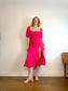 Reformation Belgium Linen Maxi Dress in Hot Pink (Size M)