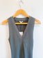 REISS "Craft-Stitch Rib-Knit Vest in Khaki Green" NWT (Size L)