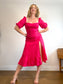 Reformation Belgium Linen Maxi Dress in Hot Pink (Size M)