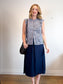 Judith & Charles Floral Sleeveless Ruffle Blouse (Size 12)