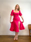 Reformation Belgium Linen Maxi Dress in Hot Pink (Size M)