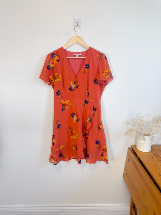 Madewell "Posey Cactus Flower Dress" (Size 8)
