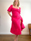 Reformation Belgium Linen Maxi Dress in Hot Pink (Size M)