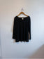 Buttercream Canadian Sustainable Striped Long Sleeve T-Shirt in Black/Grey NWT (Size 1X)