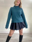 Rails "Halle Merino Wool & Cashmere Sweater in Evergreen" (Size XL)