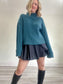 Rails "Halle Merino Wool & Cashmere Sweater in Evergreen" (Size XL)