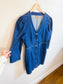 LE JEAN " Puff Sleeve Denim Mini Dress" (Size M/L)