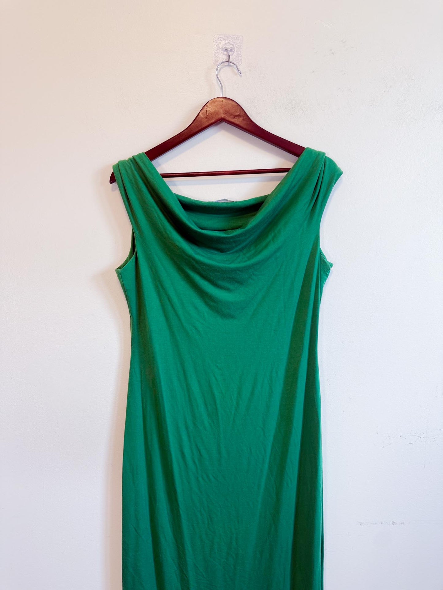 Reformation "Jamen Knit Dress in Kelly Green" (Size L)