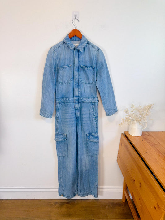 Denim Forum "The 90s Denim Jumpsuit (Size S)