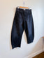 FRAME "The Bubble Crop Denim Jean in Black Wash" (Size 29)