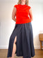 COS Sleeveless Top in Orange Red (Size M)