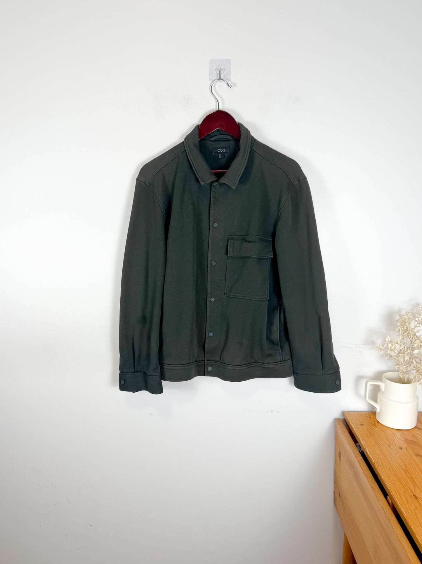 COS Shacket in Dark Green SOLD AS IS  (Size M)