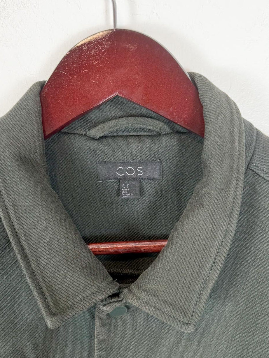 COS Shacket in Dark Green SOLD AS IS  (Size M)