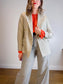 Eileen Fisher Silk Blouse in Orange Coral SOLD AS IS (Size L)