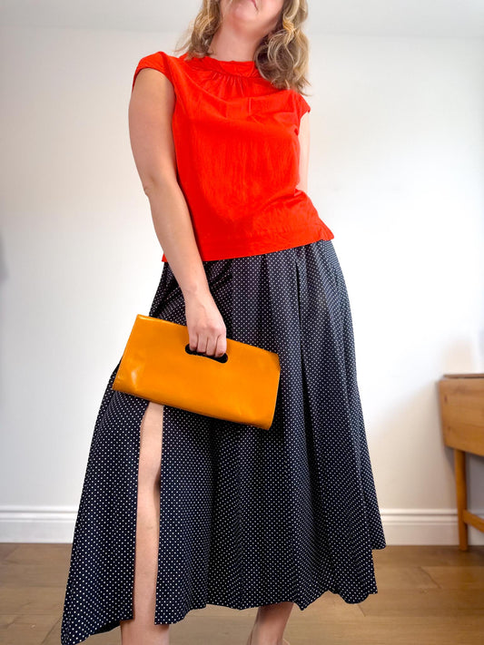 COS Sleeveless Top in Orange Red (Size M)