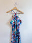 Anthropologie "Halter Midi Slip Dress in Floral" NWT (Size M)