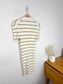 Lacoste Striped Ribbed Polo Dress (Size L)