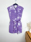Claudie Pierlot " Robby Tie-dye Belted Cotton Mini Dress" (Size S)