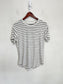 Roots Striped T-Shirt in Black/White (Size S/M)
