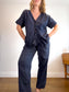 VETTA Slow Fashion "The Boyfriend Shirt in Navy" (Size L/XL)