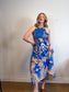 RANNA GILL Embroidered Halter Midi Dress (Size S)