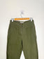 Birds of North America Slow Fashion High Waist Trousers in Khaki Green (Size M)