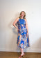 RANNA GILL Embroidered Halter Midi Dress (Size S)