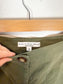 Birds of North America Slow Fashion High Waist Trousers in Khaki Green (Size M)