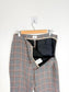 Wilfred High Waist Plaid Trousers in Black/Rust/Salmon (Size 8/10)