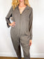 Smash & Tess Coverall Tencel Jumpsuit in Olive (Size S)