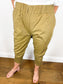 Ursa Minor Slow Fashion Cropped Khaki Pants (Size M)